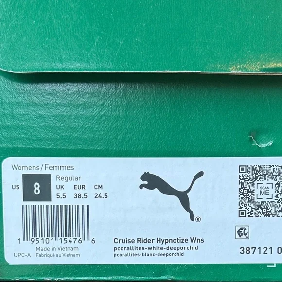 LIKE NEW Puma Women’s Colorblock Platform Sneakers - Purple/Pink/Teal/Coral - Picture 10 of 12